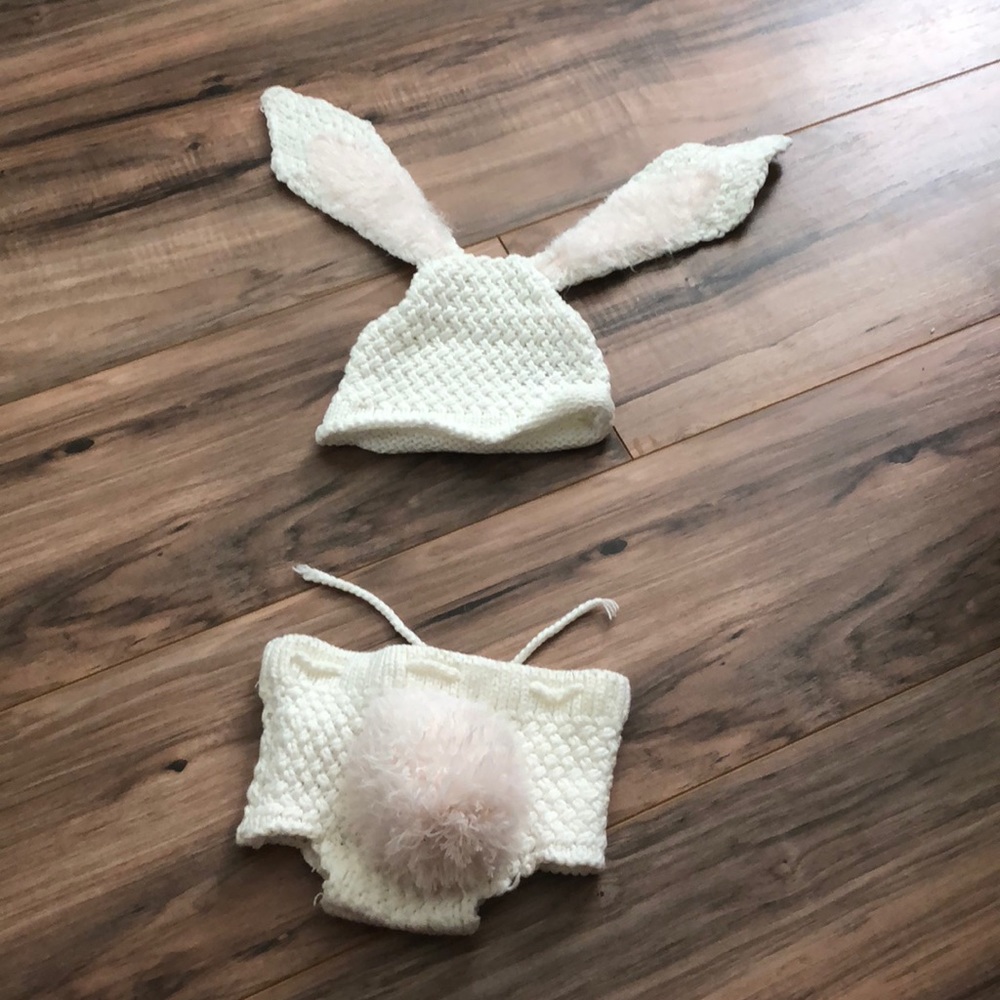 Little baby girl bunny Photography set